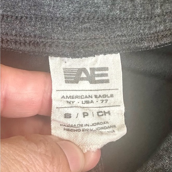 American Eagle Men’s Jogger Sweatpants in Charcoal Gray Size Small - Picture 7 of 10